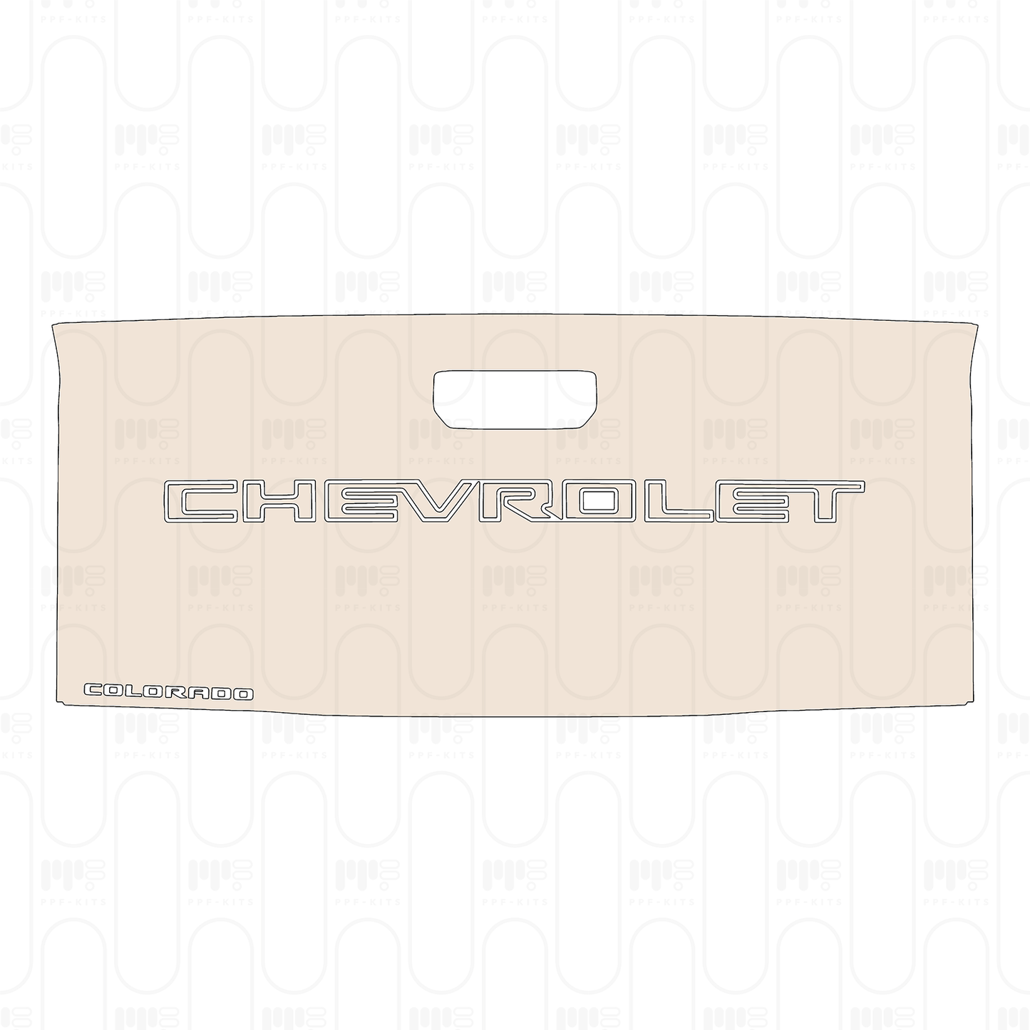 Voorgesneden PPF Chevrolet Colorado Crew Cab Trail Boss 2026