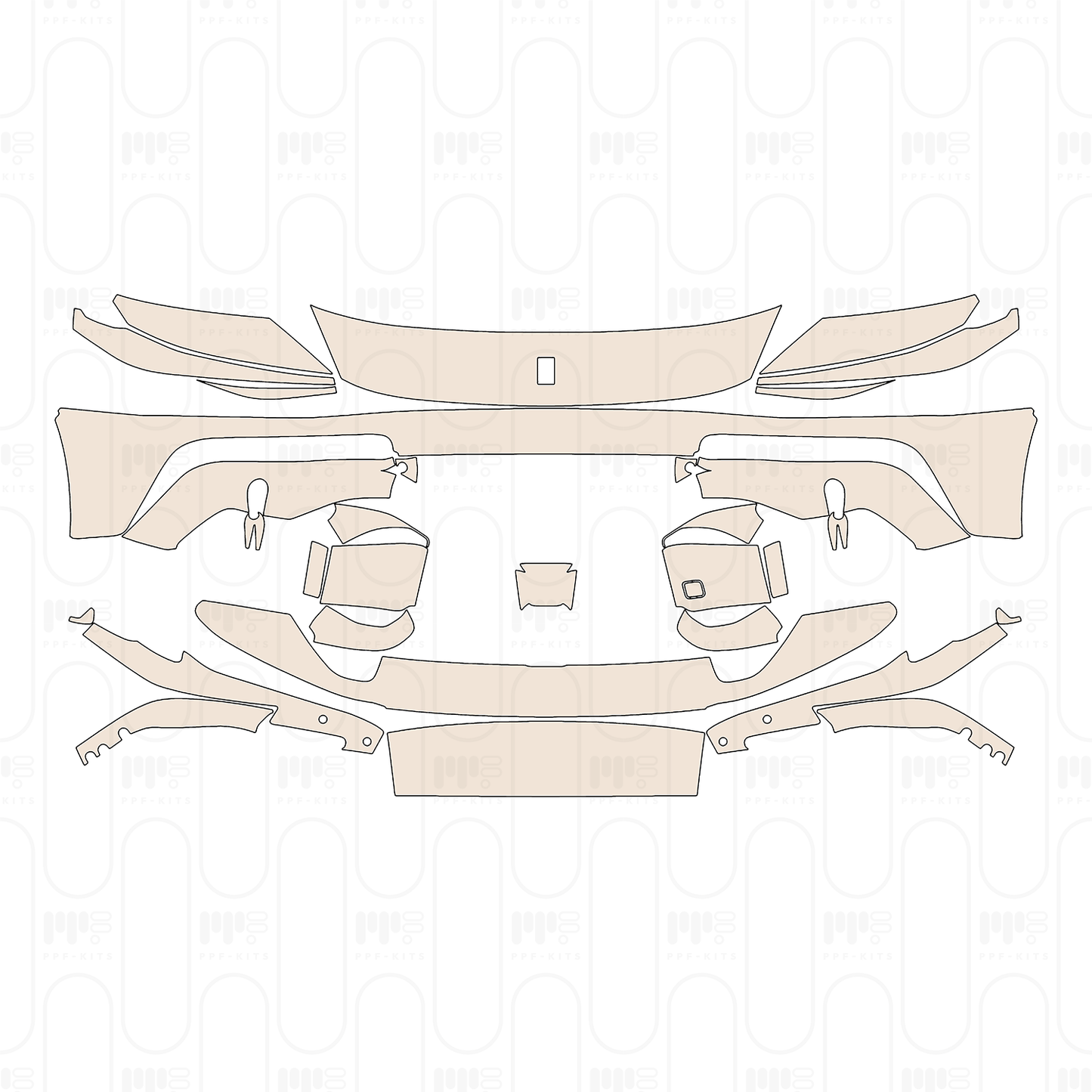 Voorgesneden PPF Ferrari 12Cilindri Spider 2025