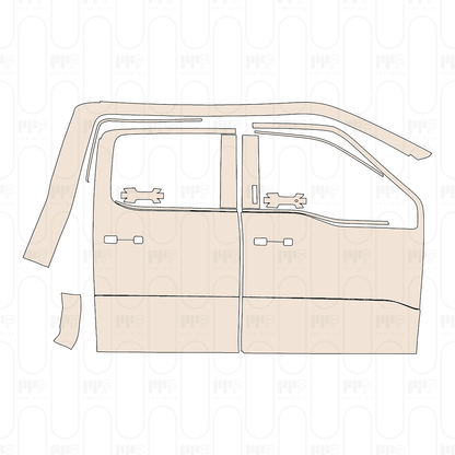 Voorgesneden PPF Ford F-150 SuperCrew Lariat 2025