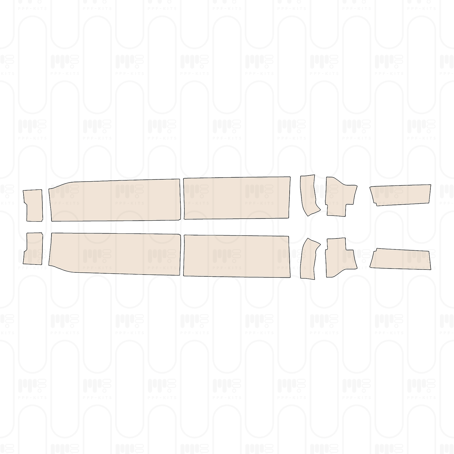 Voorgesneden PPF Ford F-150 SuperCrew Lariat 2025