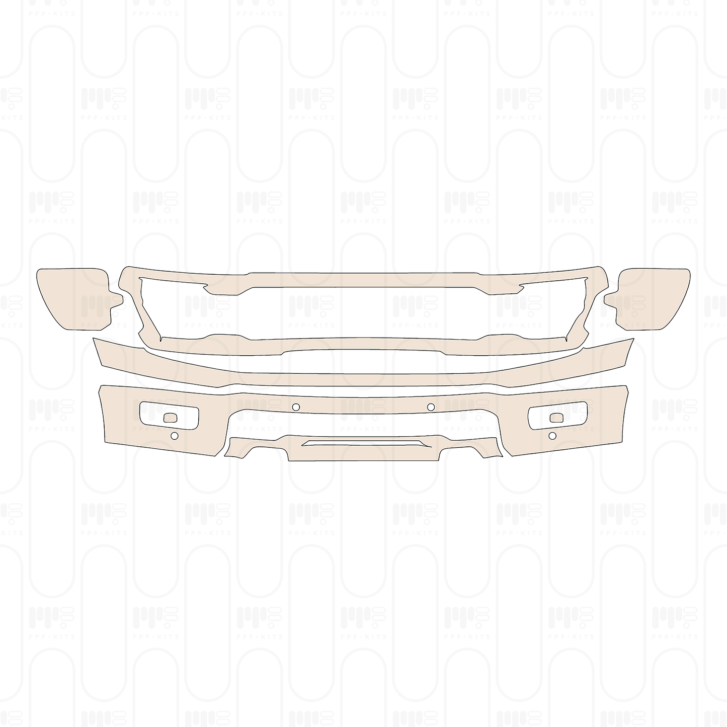 Voorgesneden PPF Ford F-150 SuperCrew STX 2026