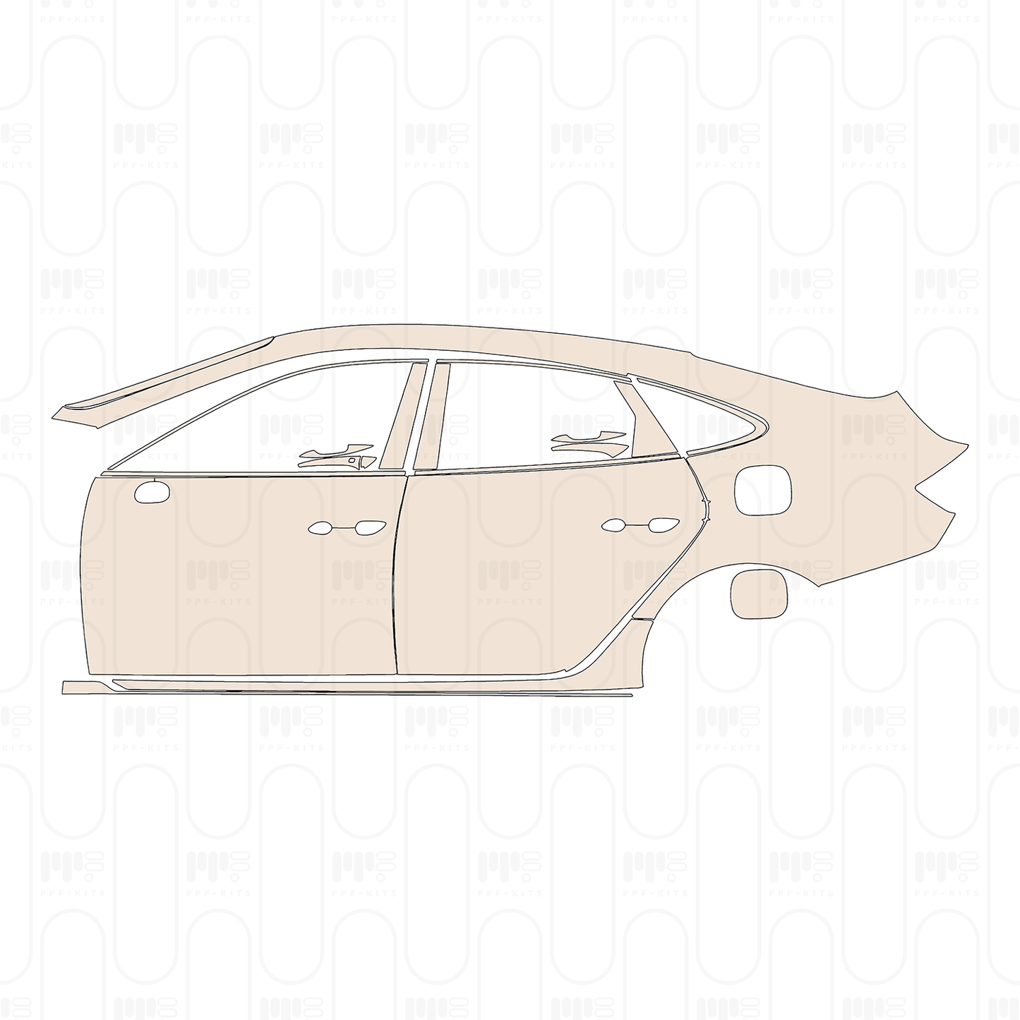 Voorgesneden PPF Hyundai Sonata N-Line 2025