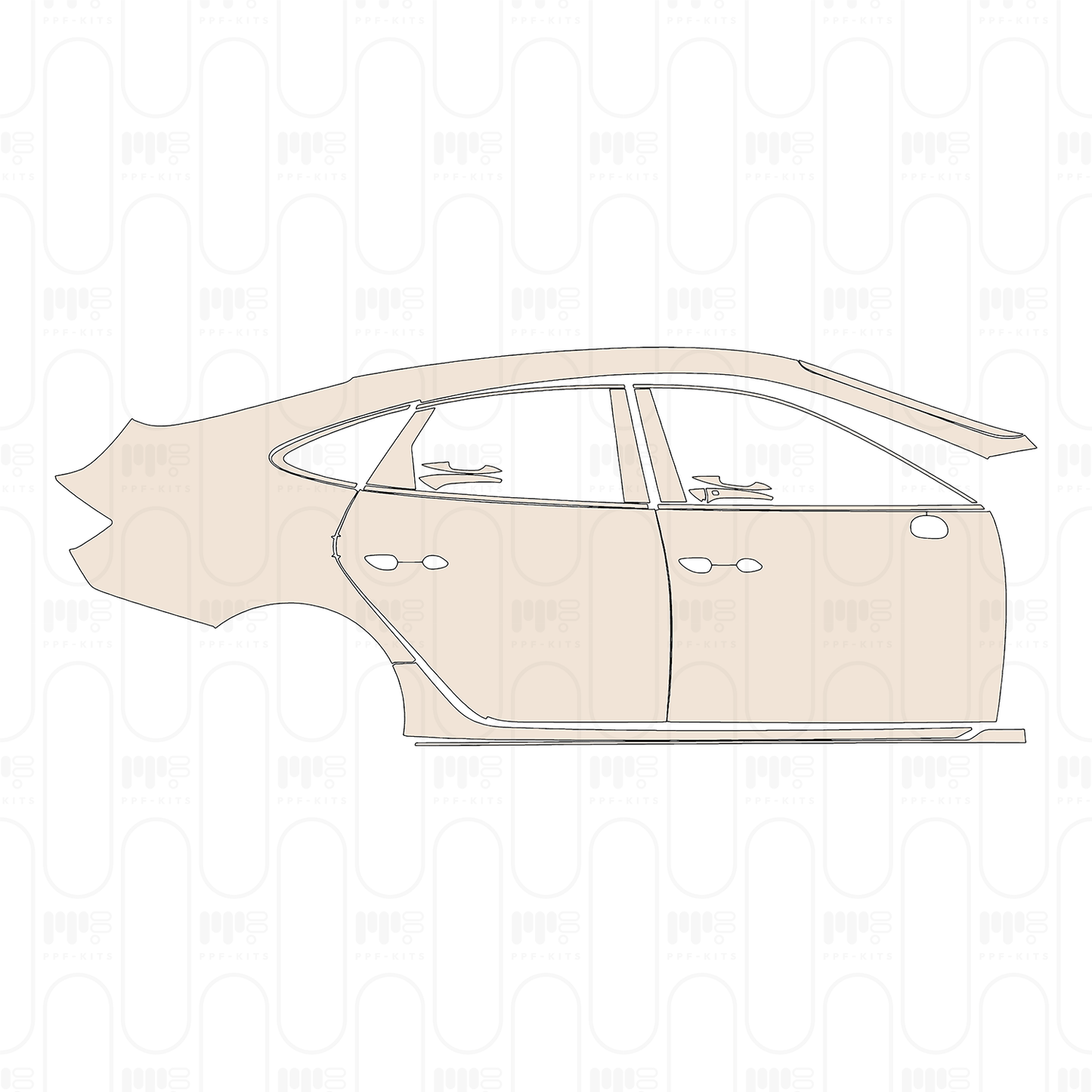 Voorgesneden PPF Hyundai Sonata N-Line 2025