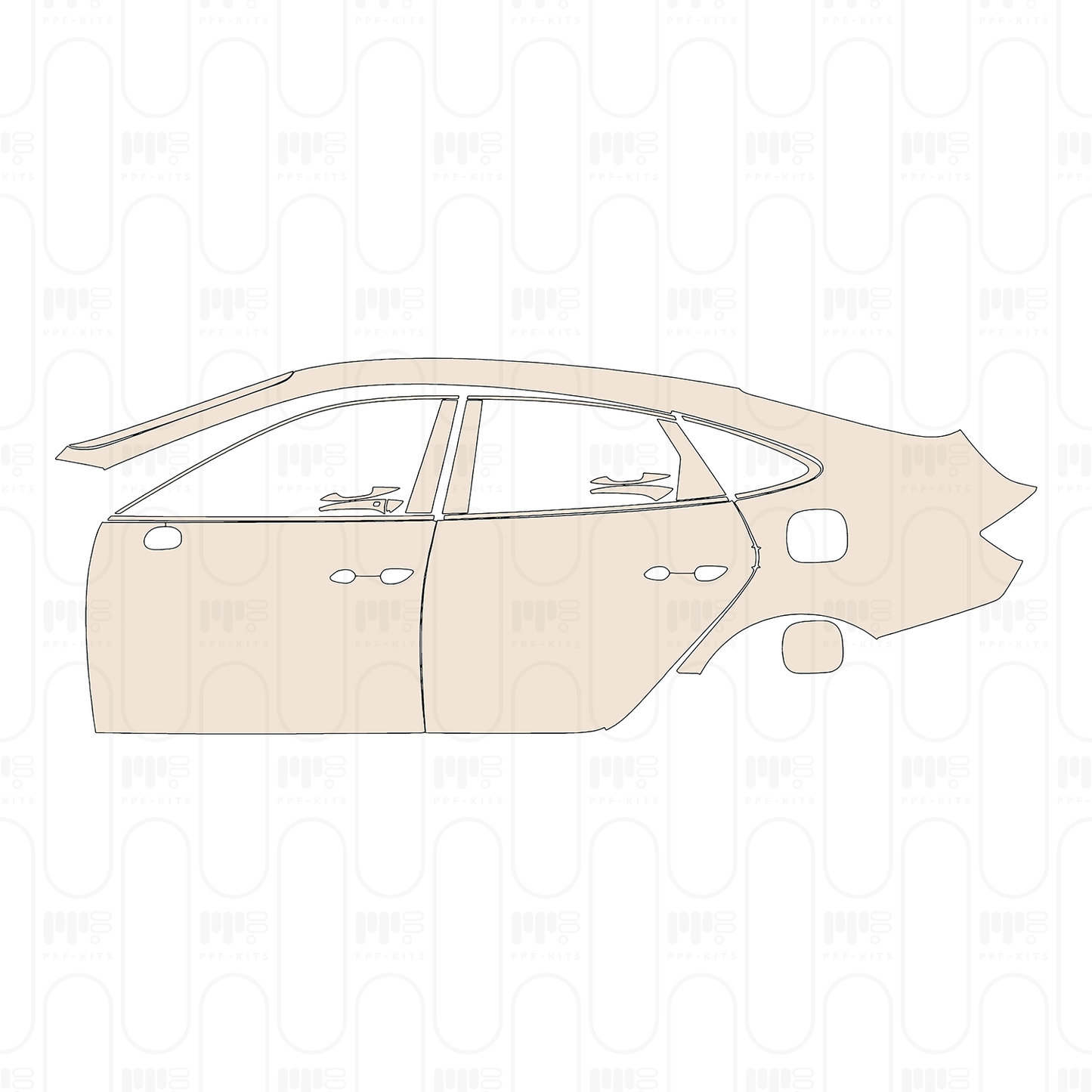 Voorgesneden PPF Hyundai Sonata SE 2026