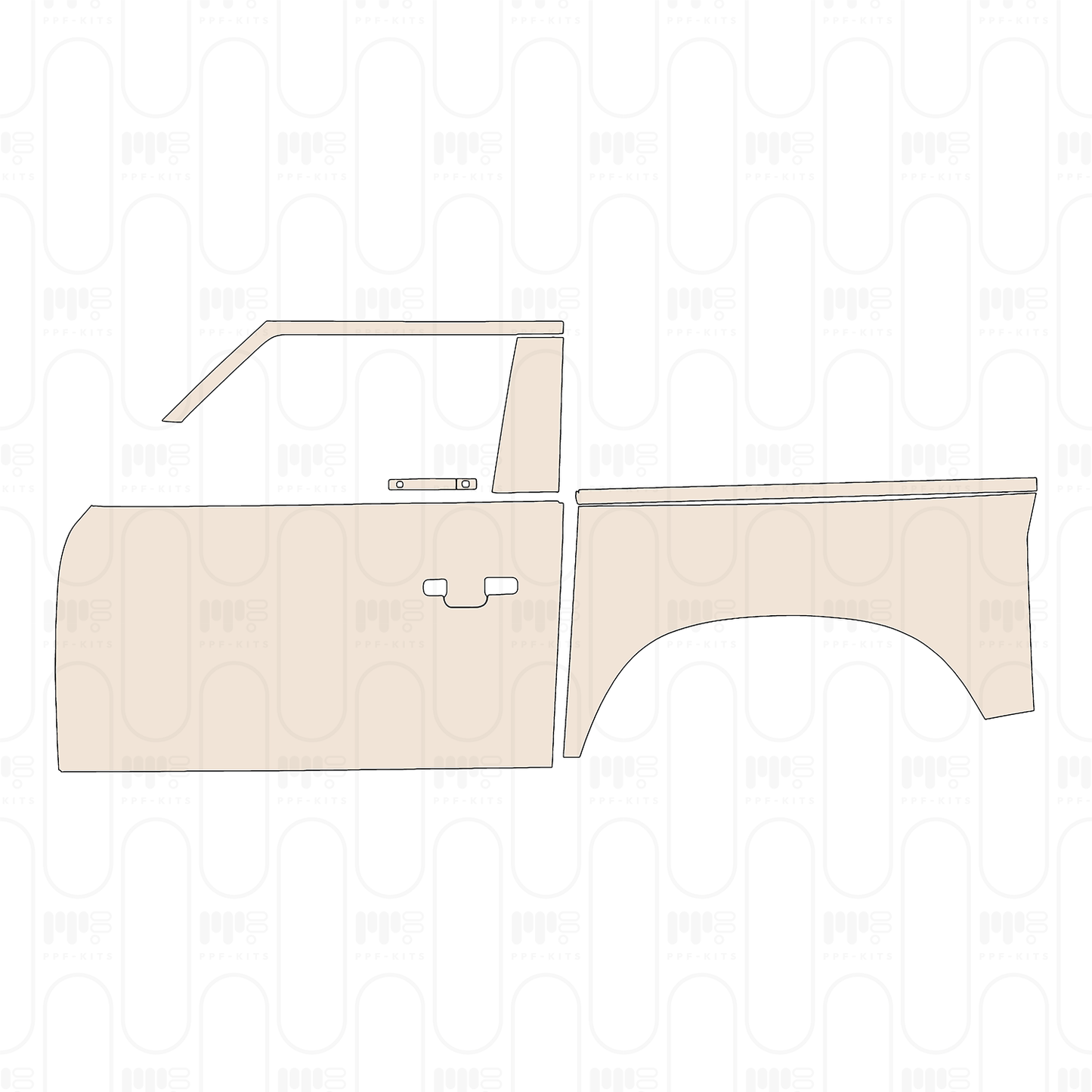 Voorgesneden PPF Land Rover Defender 90 X-Dynamic 2026