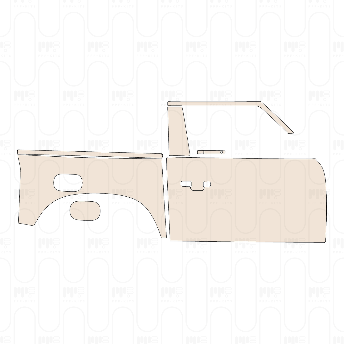 Voorgesneden PPF Land Rover Defender 90 X-Dynamic 2026