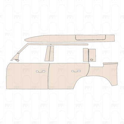Voorgesneden PPF Land Rover Defender 110 X 2026