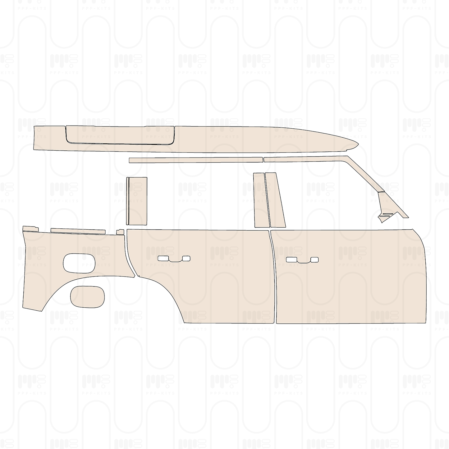 Voorgesneden PPF Land Rover Defender 110 X 2026
