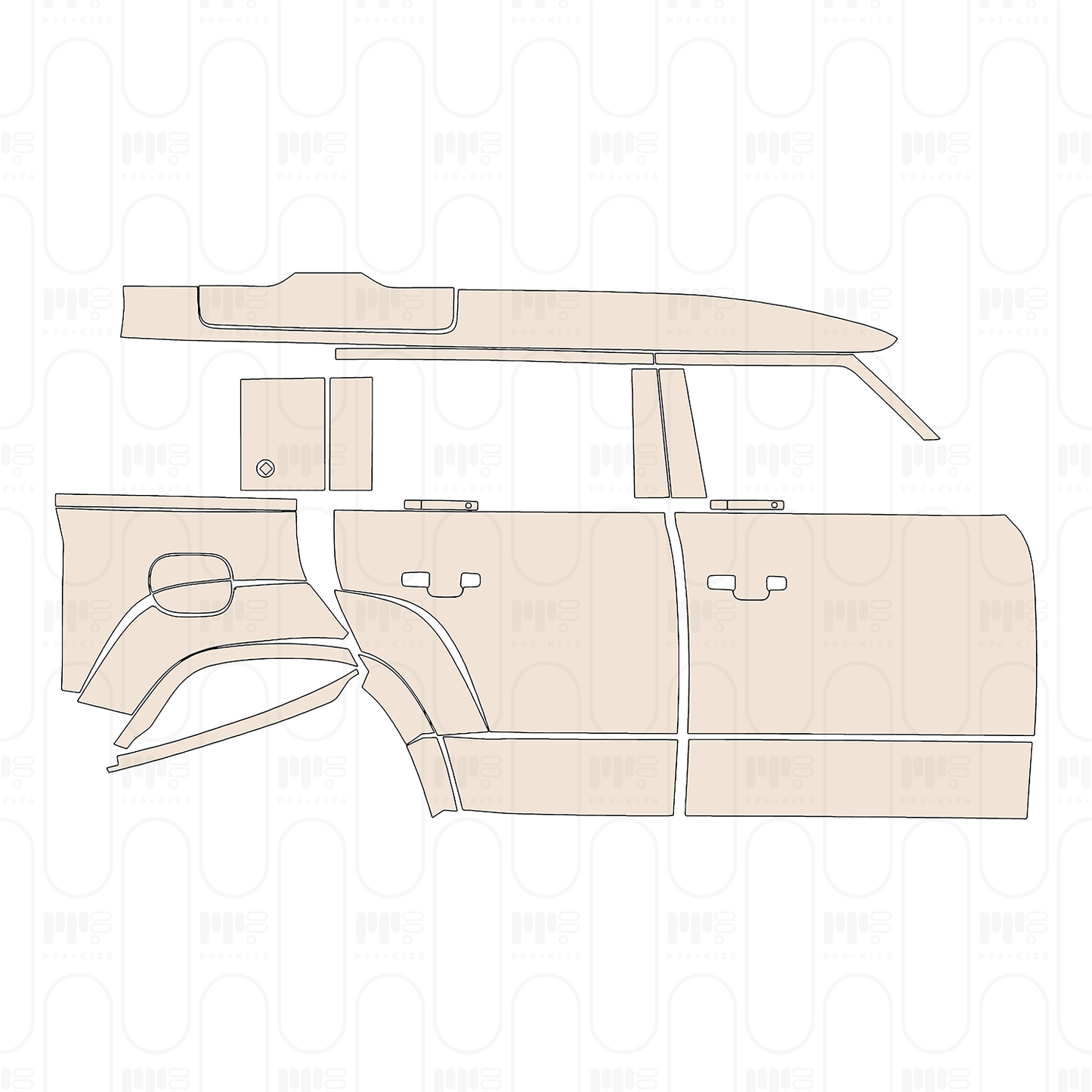 Voorgesneden PPF Land Rover Defender 110 OCTA 2026