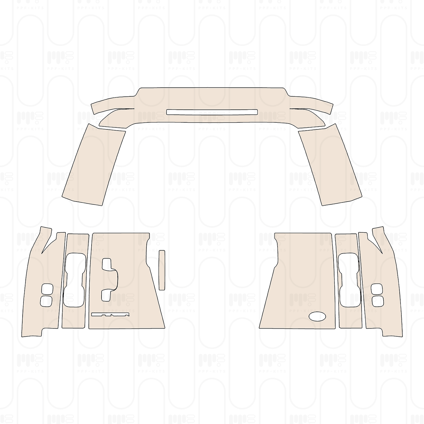 Voorgesneden PPF Land Rover Defender 110 OCTA 2026