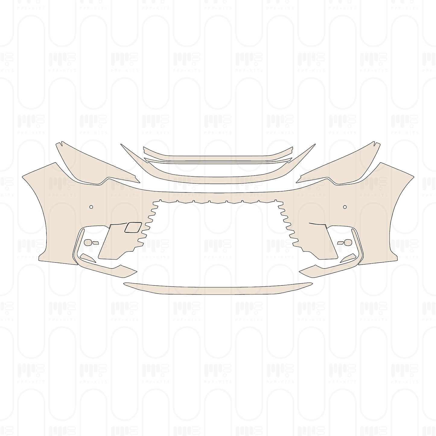 Voorgesneden PPF Lexus LBX (EU) Base 2025