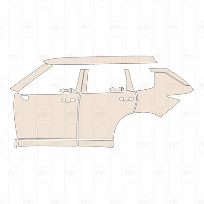 Voorgesneden PPF Mitsubishi Outlander (NA) 2025