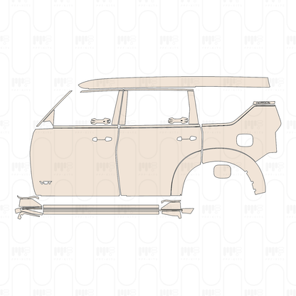 Voorgesneden PPF Nissan Patrol (ME) Nismo 2025