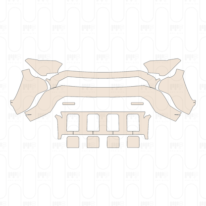 Voorgesneden PPF Toyota 4 Runner SR5 2026