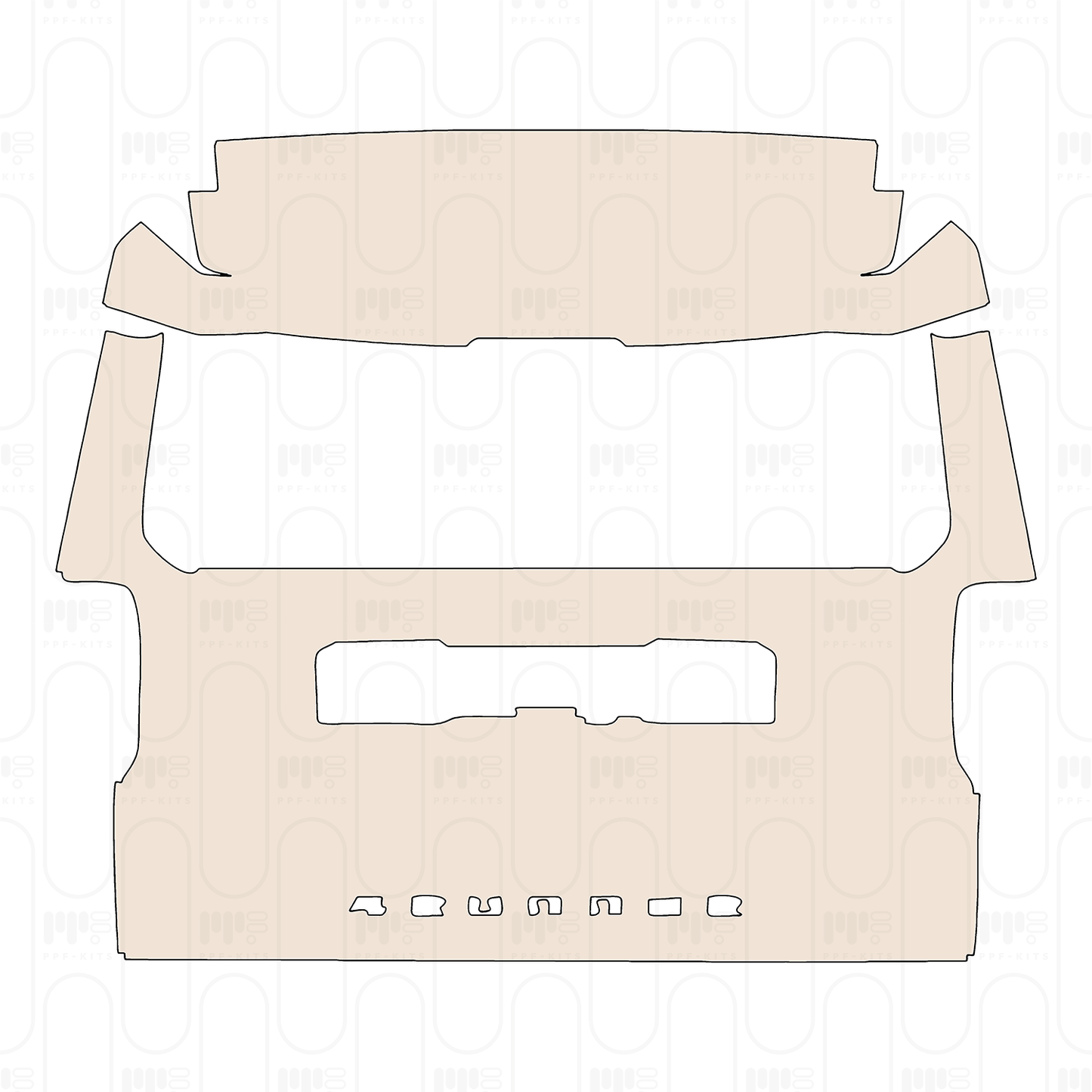 Voorgesneden PPF Toyota 4 Runner SR5 2026