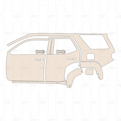 Voorgesneden PPF Toyota 4 Runner SR5 2026