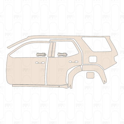 Voorgesneden PPF Toyota 4 Runner TRD Pro 2026