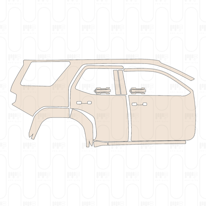 Voorgesneden PPF Toyota 4 Runner TRD Pro 2026