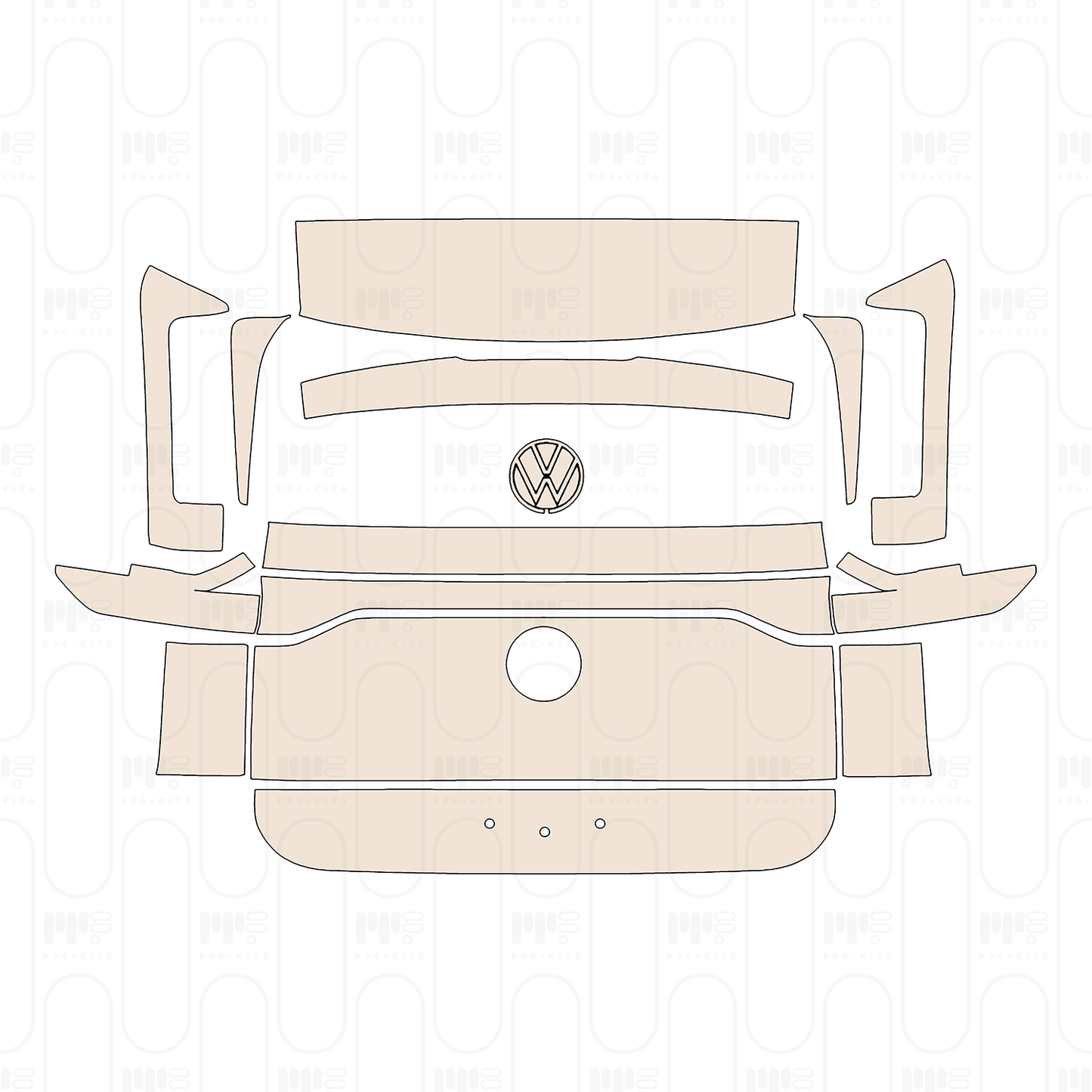 Voorgesneden PPF Volkswagen ID.BUZZ Standard Wheelbase GTX 2026
