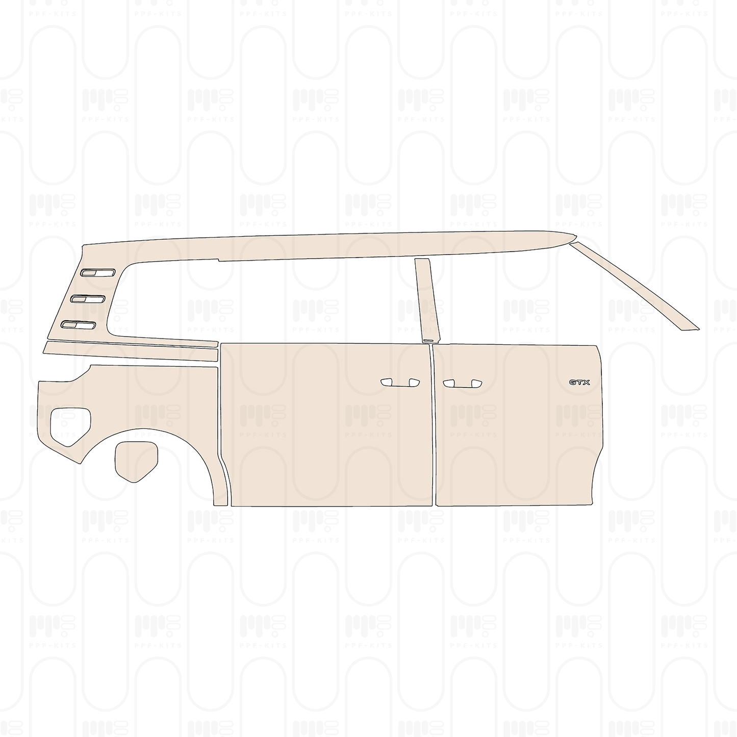 Voorgesneden PPF Volkswagen ID.BUZZ Extended Wheelbase GTX 2025