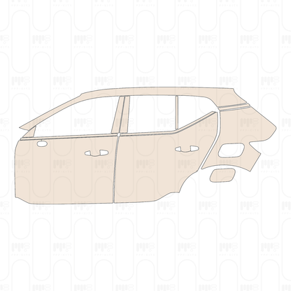 Voorgesneden PPF Volvo EX40 (EU) 2025