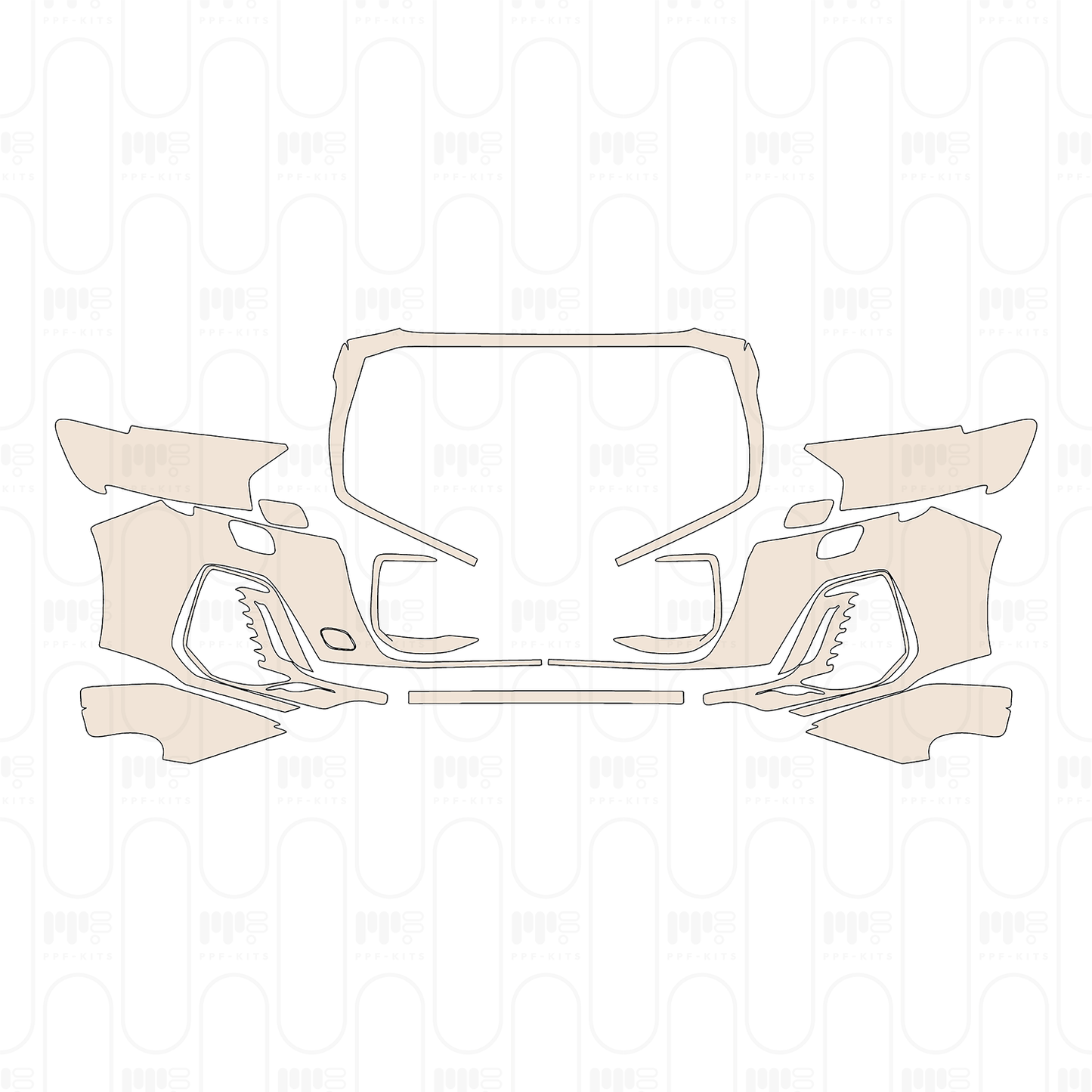 Voorgesneden PPF Audi Q7 Base 2025
