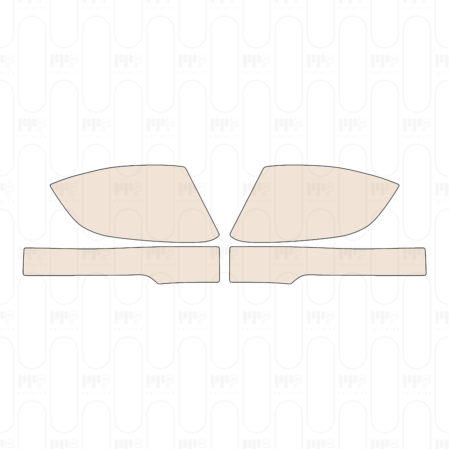 Voorgesneden PPF Ford Expedition Standard Wheelbase King Ranch 2025