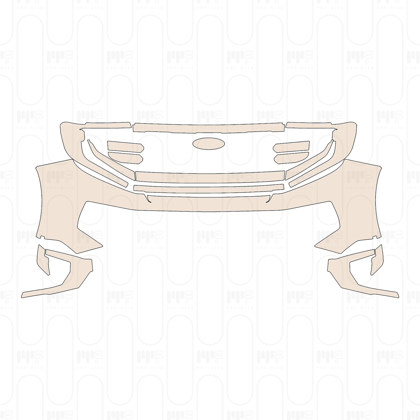 Voorgesneden PPF Ford Expedition Standard Wheelbase Tremor 2025