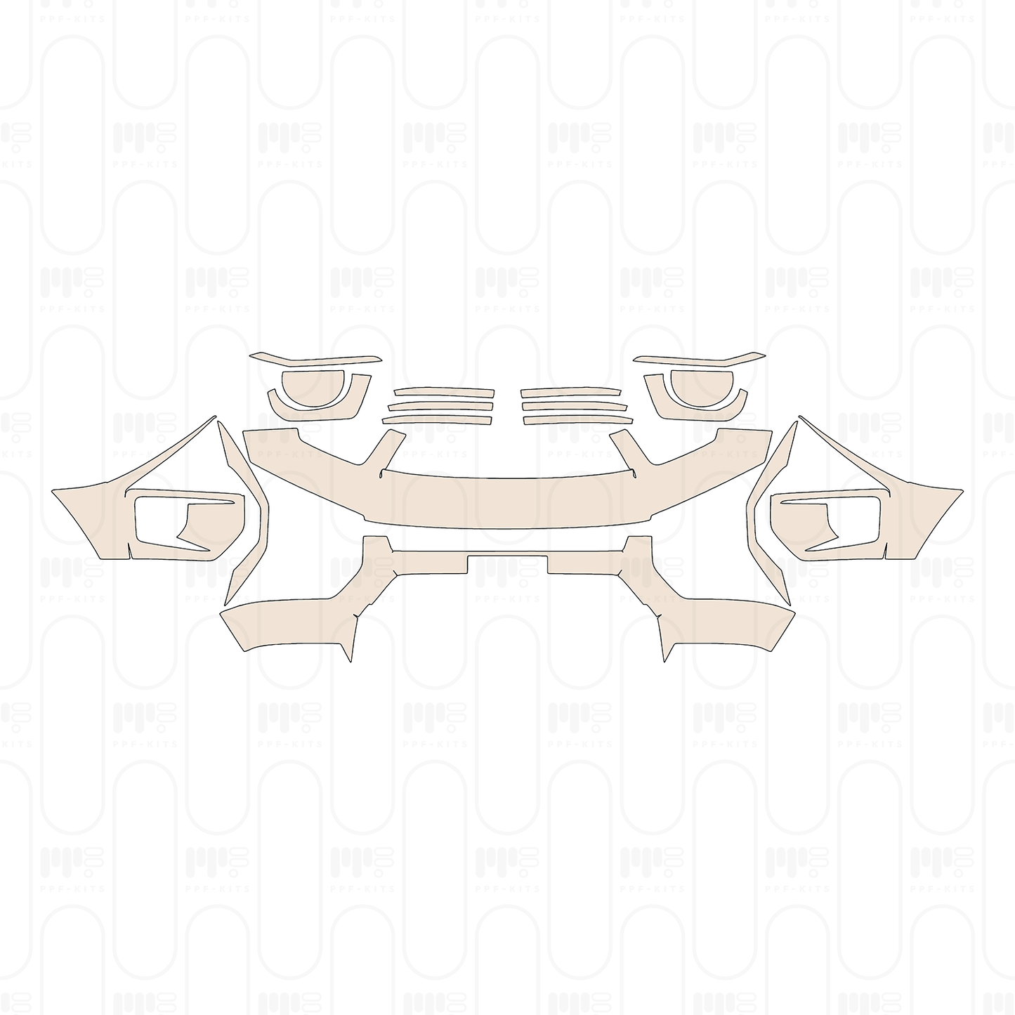 Voorgesneden PPF Tank 700 Hi4-T Base 2025