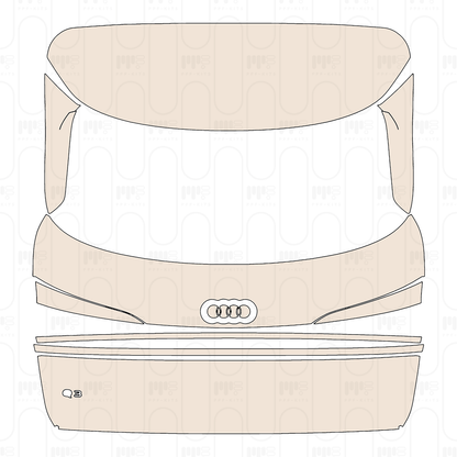Voorgesneden PPF Audi Q3 Sportback Base 2026