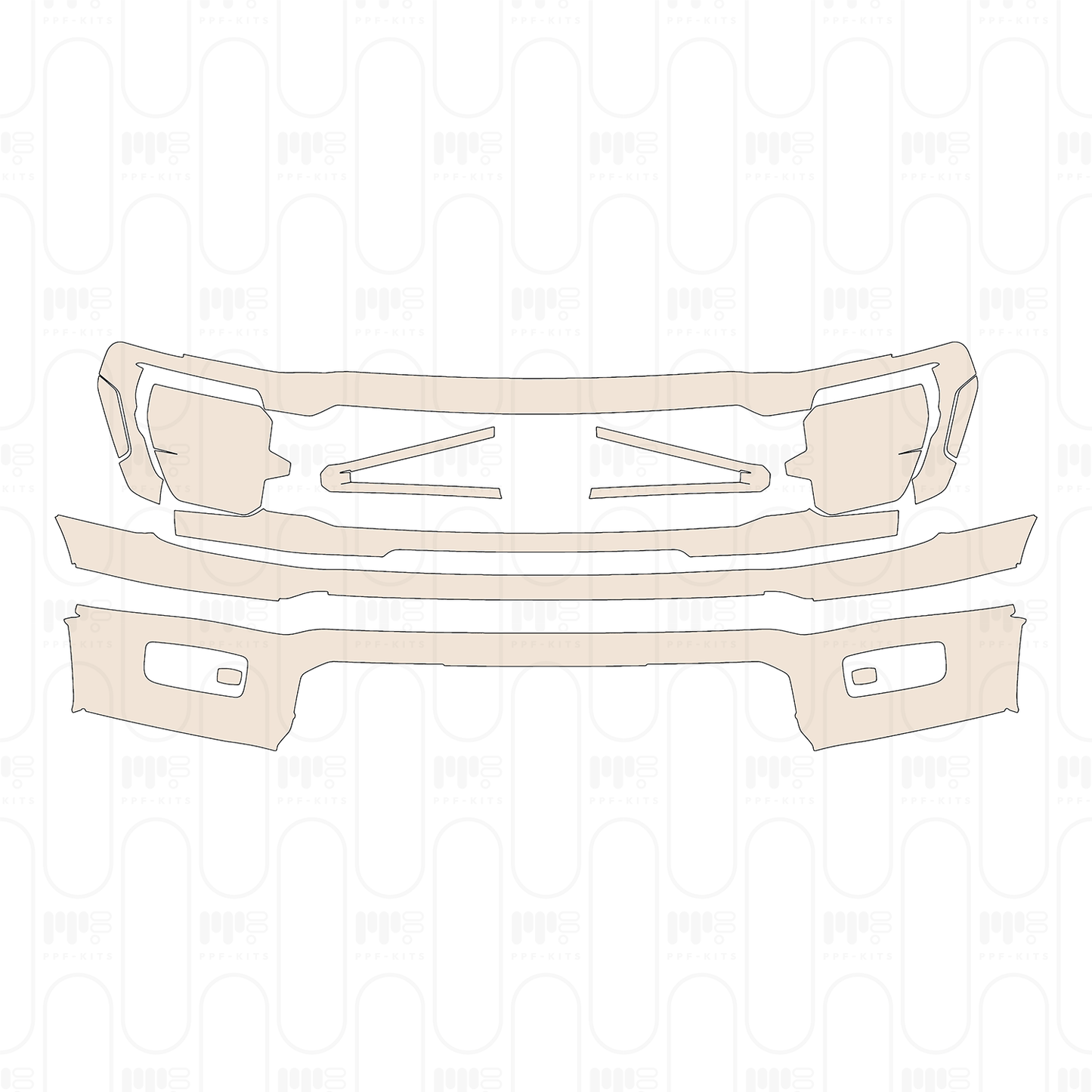 Voorgesneden PPF Ford F-150 SuperCrew XLT 2026