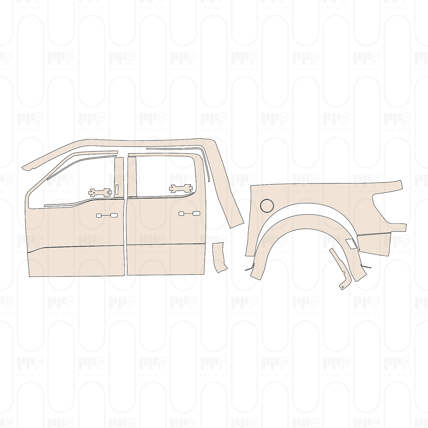 Voorgesneden PPF Ford F-150 Raptor R 2026