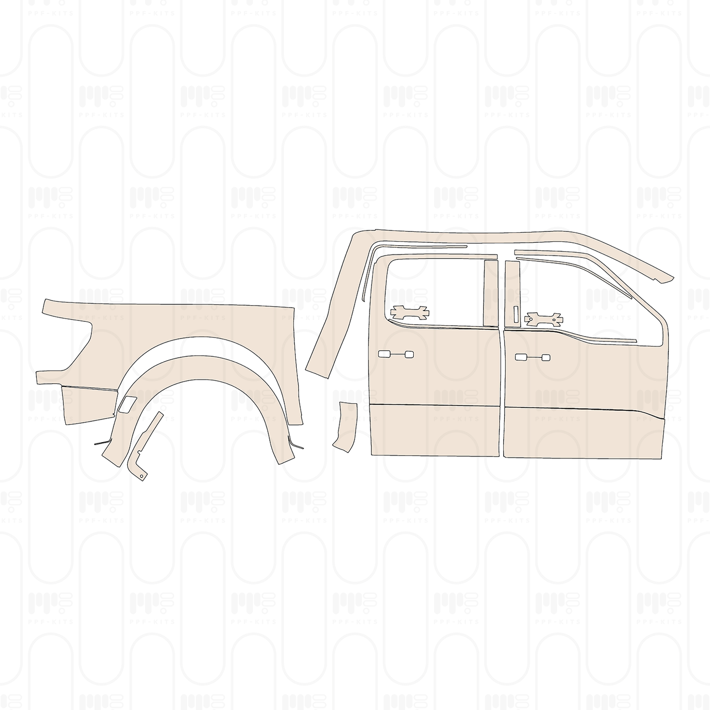 Voorgesneden PPF Ford F-150 Raptor R 2026