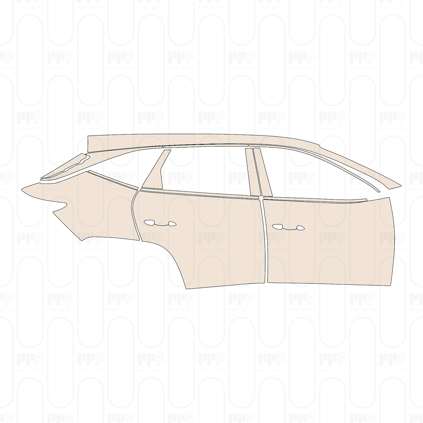 Voorgesneden PPF Hyundai Tucson (US) Base 2026