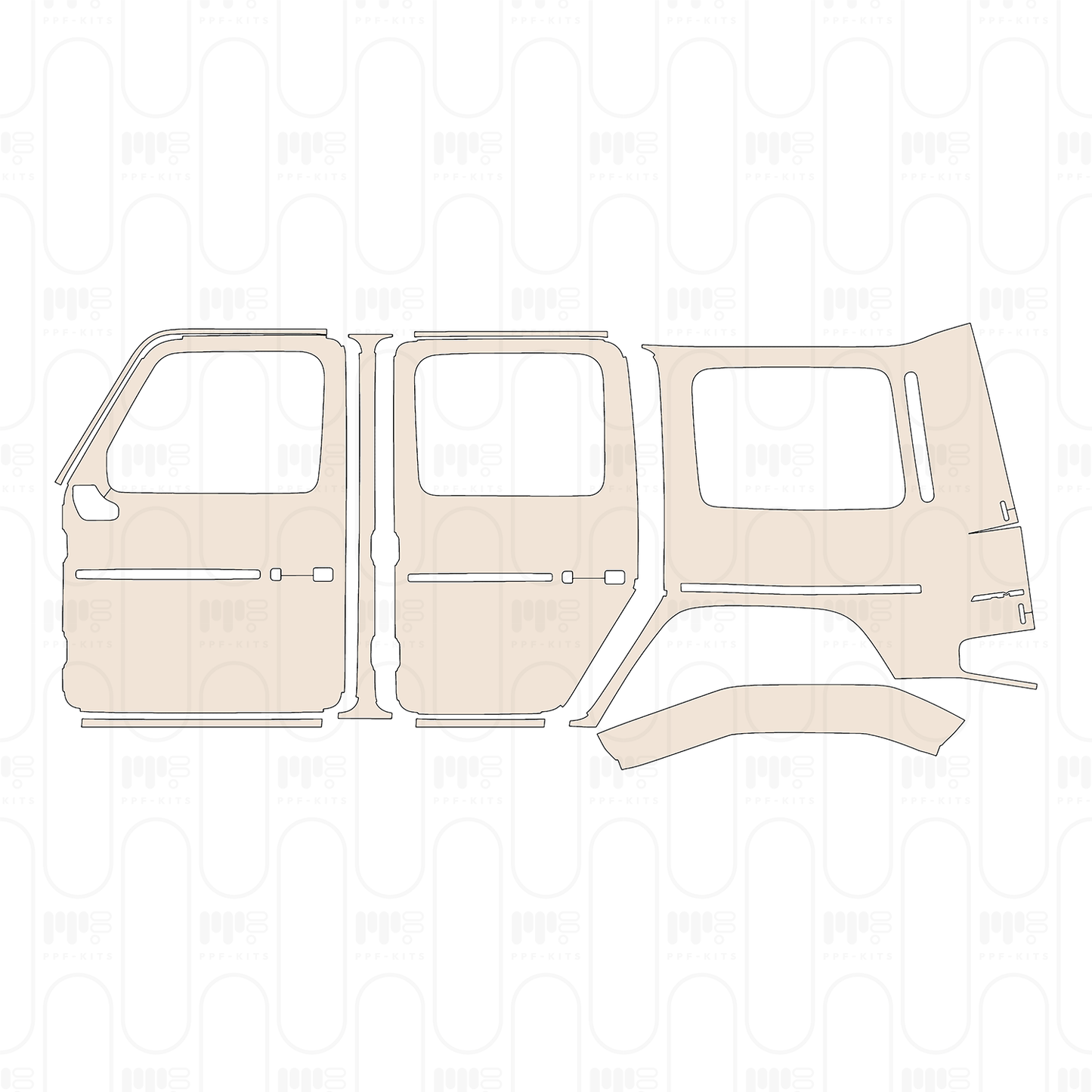 Voorgesneden PPF Mercedes-Benz G Class AMG G63 2026