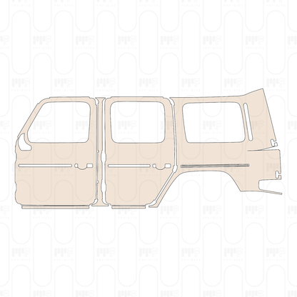 Voorgesneden PPF Mercedes-Benz G Class G 580 with EQ-Technology Base 2026