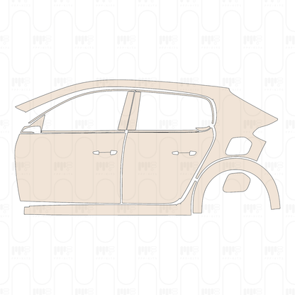 Voorgesneden PPF Peugeot 208 (EU) GT 2026