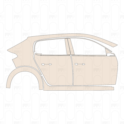 Voorgesneden PPF Peugeot 208 (EU) GT 2026