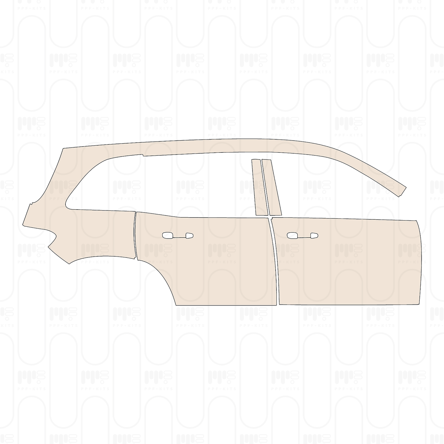 Voorgesneden PPF Mercedes-Benz GLB AMG GLB 35 2026