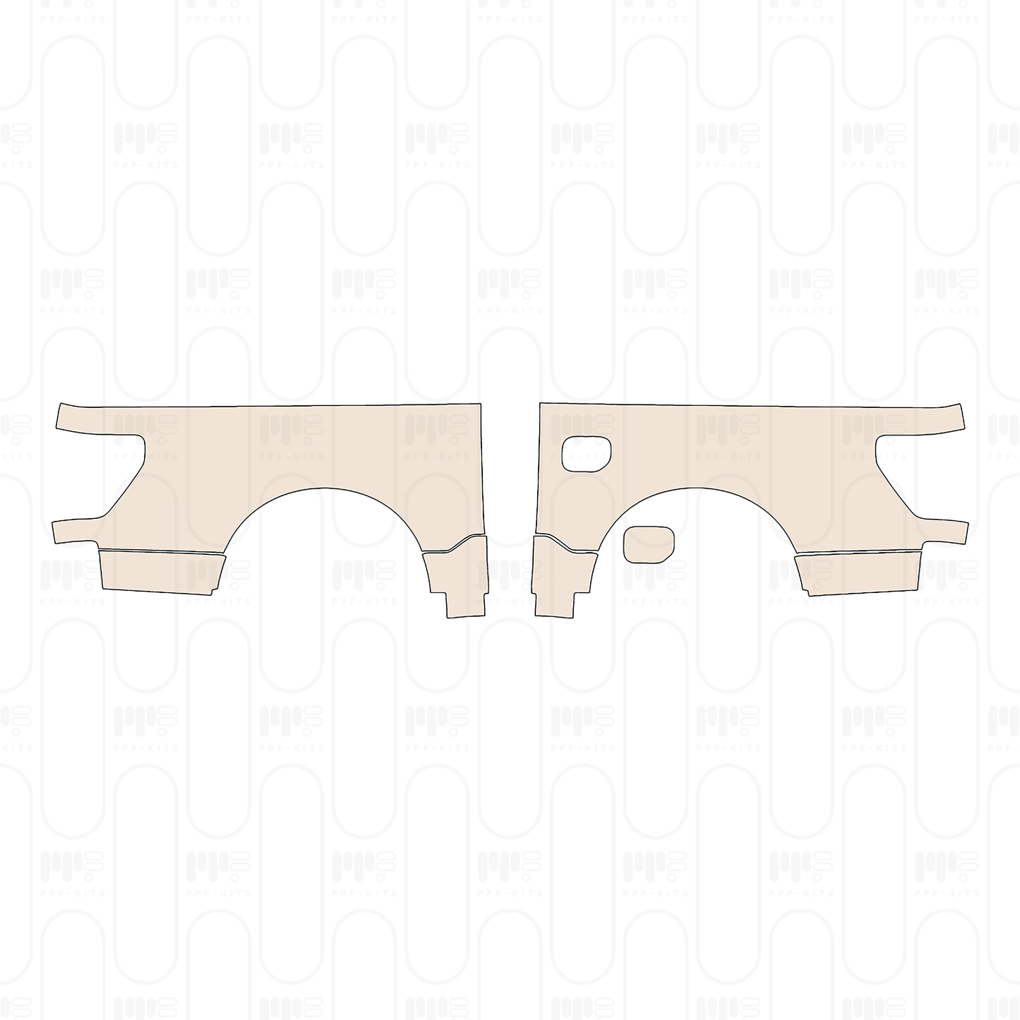 Pre-Cut PPF Ford F-150 SuperCrew XLT 2025