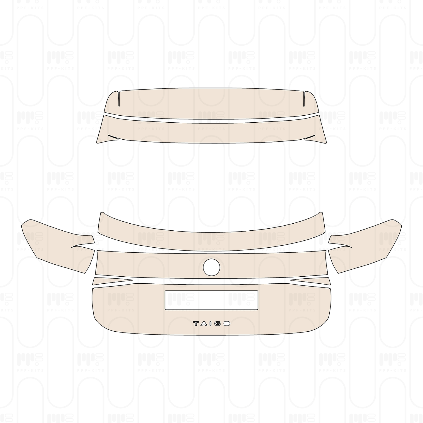 Pre-Cut PPF Volkswagen Taigo (EU) Base 2025