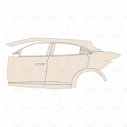 Voorgesneden PPF Alpine A 390 A390 GT 2025