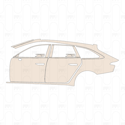 Voorgesneden PPF Audi A6 Avant Base 2025