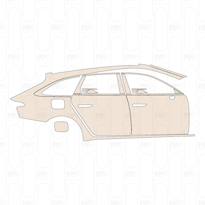 Voorgesneden PPF Audi A6 Avant Base 2025