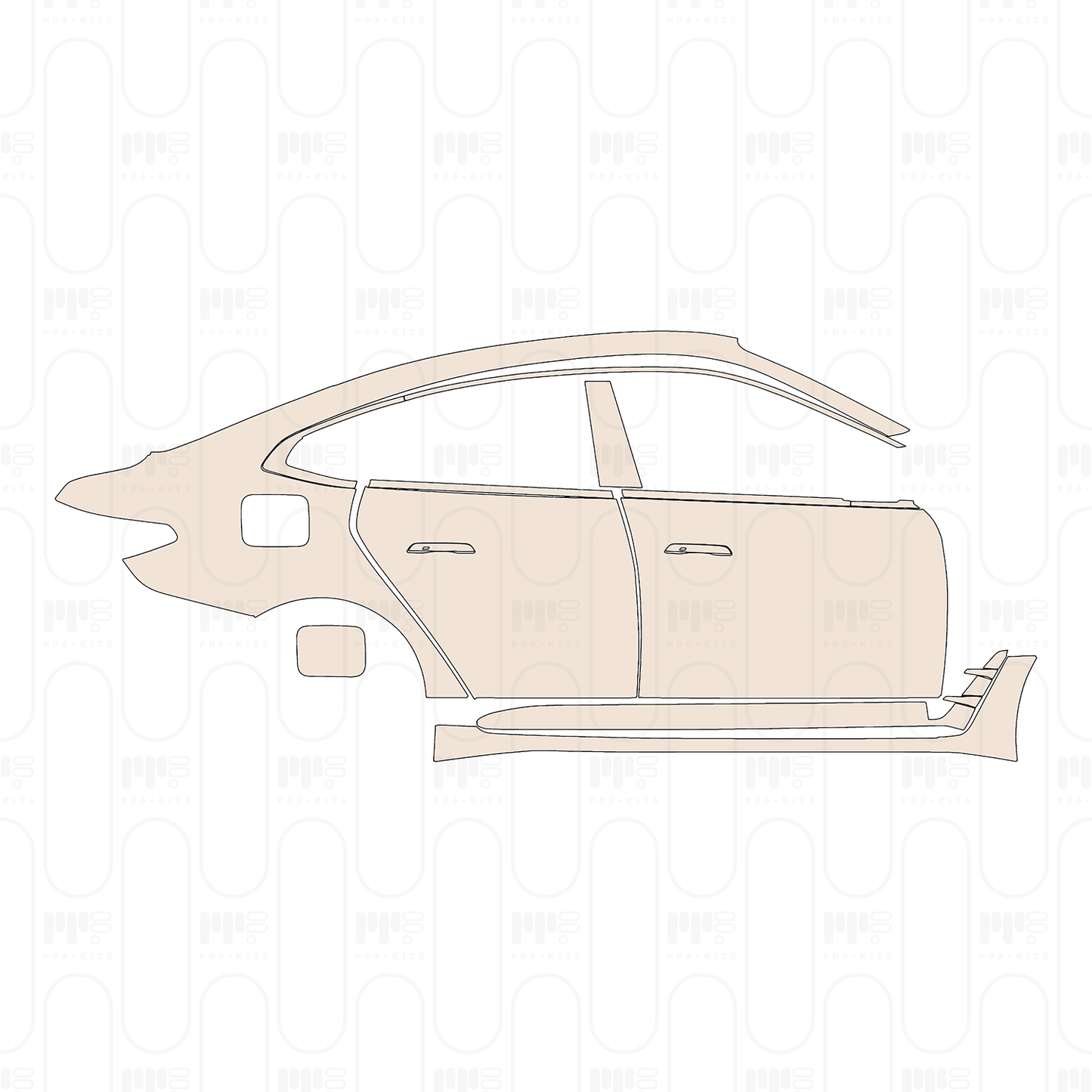 Voorgesneden PPF BMW i4 M60 2026