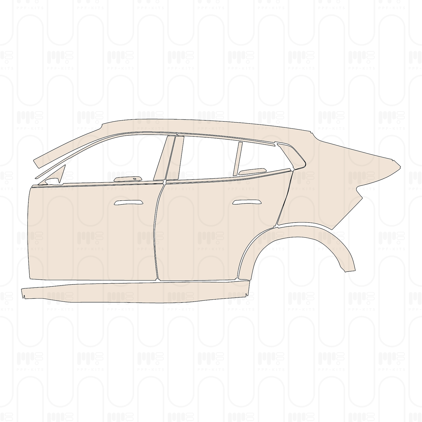 Voorgesneden PPF BMW iX2 M Sport 2026