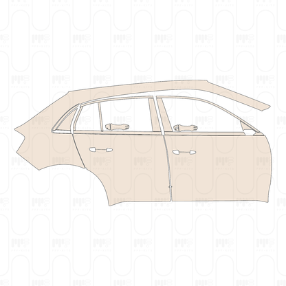 Voorgesneden PPF Fiat 600e 2025