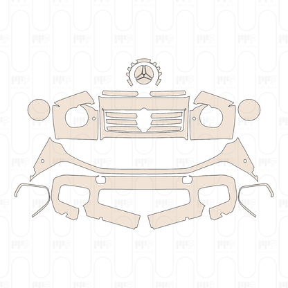 Voorgesneden PPF Mercedes-Benz G Class G450 (2027) Base 2026