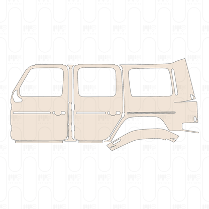 Voorgesneden PPF Mercedes-Benz G Class G 580 mit EQ Technologie (2027) Base 2026