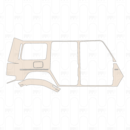 Voorgesneden PPF Mercedes-Benz G Class G 580 mit EQ Technologie (2027) Base 2026